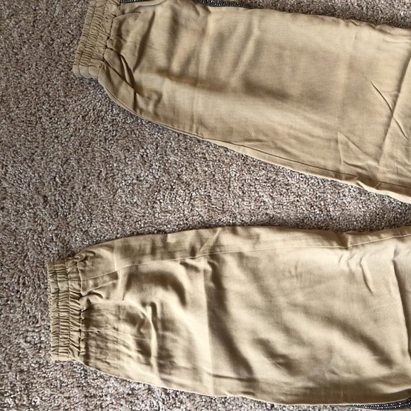 Tan Embellished Zara Joggers - Picture 2 of 6